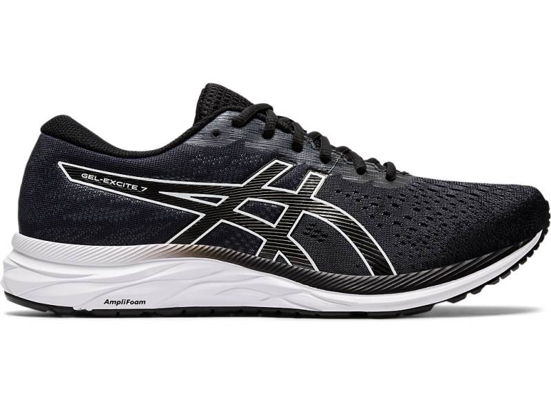 Pánské Běžecké Boty Asics The GEL-EXCITE 7 Extra Wide Černé 93874XYRE